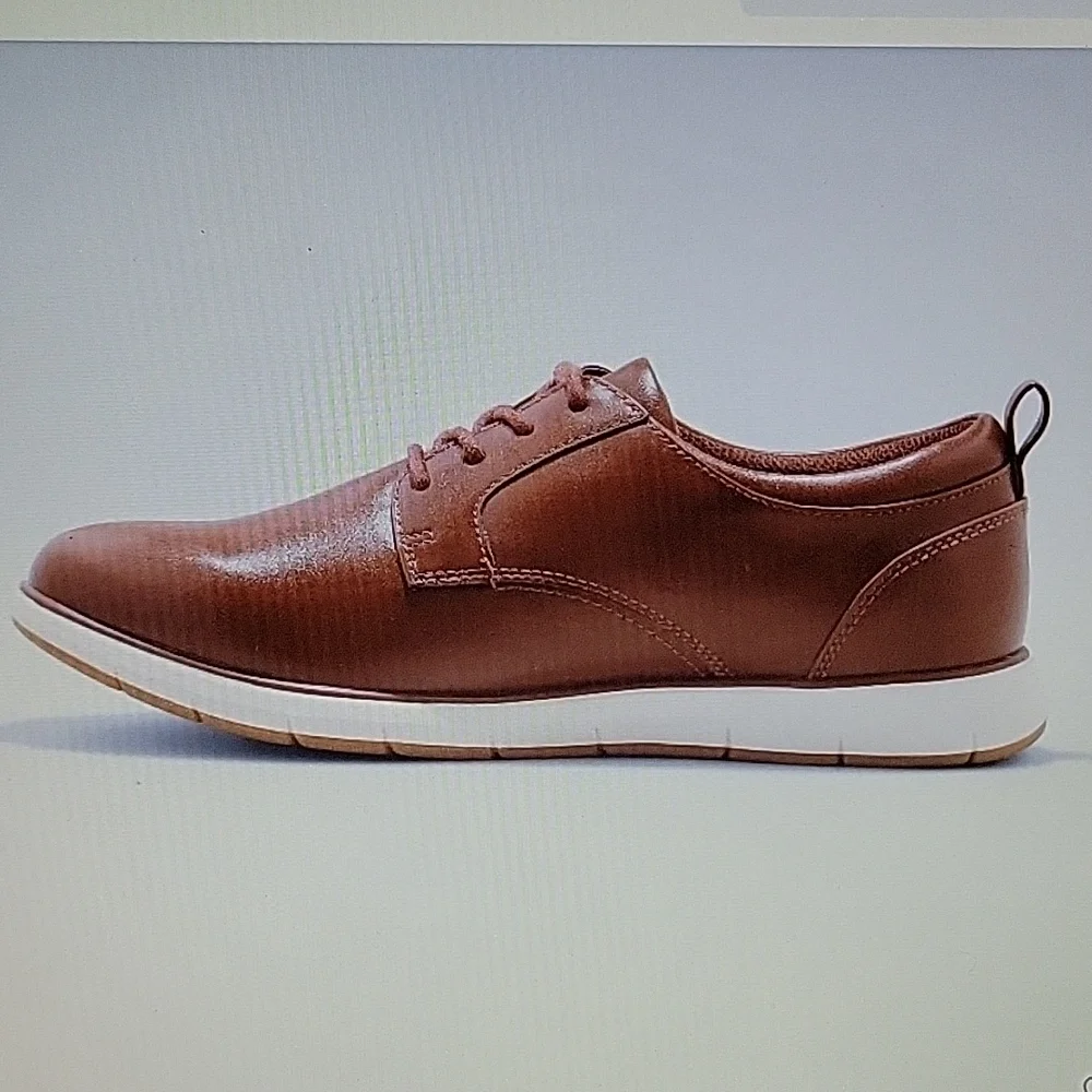 Goodfellow Colt Brown casual lace up shoes extra padding ultimate comfort 8 NEW…